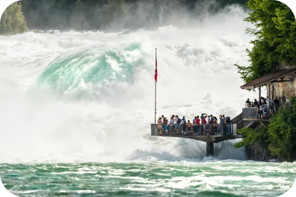 Image is of Niagara Falls Nature’s Spectacular Show based on Interesting Facts About North America