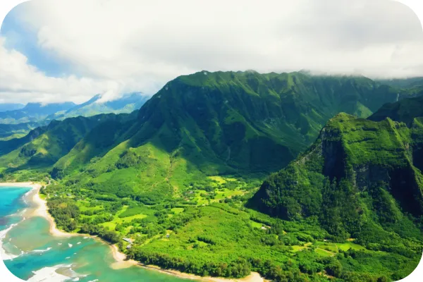 Image of Molokai and Lanai